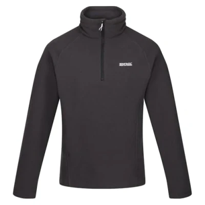 Abbildung von Regatta Herren Kenger Honeycomb Zip Neck Fleece, Asche, M