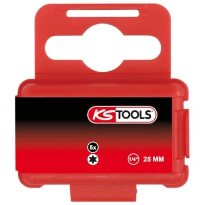 Abbildung von KS TOOLS 911.2310 Schrauberbit 6,3 (1/4&quot;)mm (Zoll) Werkzeugstahl