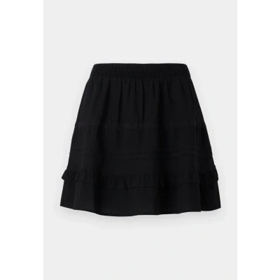 Abbildung von Vero Moda Vmpretty Short Skirt Alinienrock, Damen, Größe: XS, Black