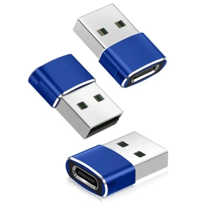 Abbildung von Adapter für iPad Pro 7th 2024,USB C Buchse zu USB Stecker 3Pack,USB Male USBC Female Konverter,Typ auf A Ladekabel Ladegerät 10 9 8 7 Air Mini 6 5 4 3 2 2022 13 12.9 inch