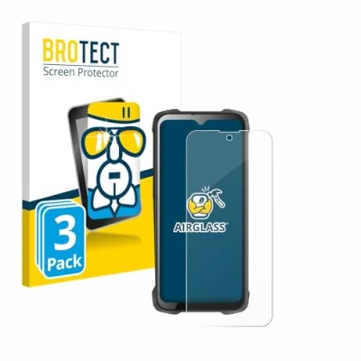 Abbildung von BROTECT Schutzglas für Cubot King Kong 9 (3 Stück) Schutzfolie Panzer Folie Glas [Extrem Kratzfest 9H, Anti Fingerprint, Ultra Transparent]