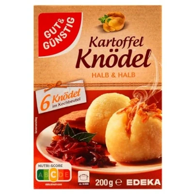 Abbildung von Gut &amp; Günstig Kartoffel Knödel halb halb, 16er Pack (16 x 200g)