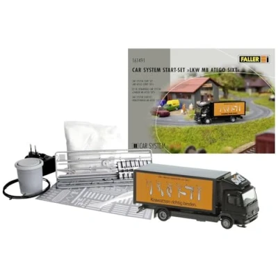 Abbildung von Faller 161491 Start Set LKW MB Atego Sixt Car System H0 Fahrzeug