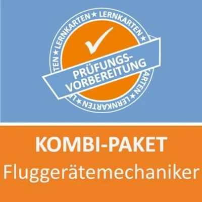 Abbildung von Kombi Paket Fluggerätemechaniker Lernkarten: Erfolgreiche Prüfungsvorbereitung
