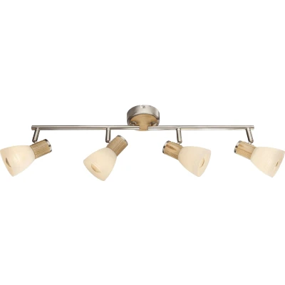 Abbildung von Lighting GYLFI Strahler Metall Nickel matt, 4x E14