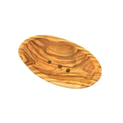 Abbildung von Olivenholz erleben Seifenschale oval, Breite: 12 cm