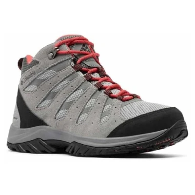 Abbildung von Columbia Redmond III MID Waterproof Hikingschuh, Damen, Größe: 41, Steam/red coral Schuhe