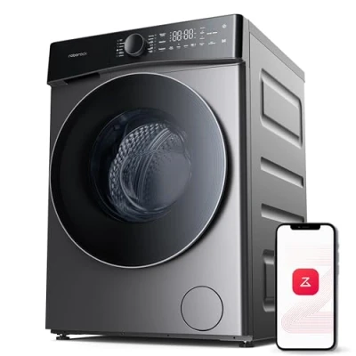 Abbildung von roborock Zeo Lite Waschtrockner mit der Cycle Trocknungstechnologie, 10 kg Waschen, 6 Trocknen, 27 Waschprogramme APP Steuerung, LintClear Selbstreinigungssystem, Automatische Dosierung