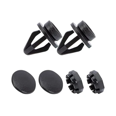 Abbildung von KASturbo 799161KA2A Hutablage Clips, passend für Nissan Juke 20102014, Schwarz, 2 Sets