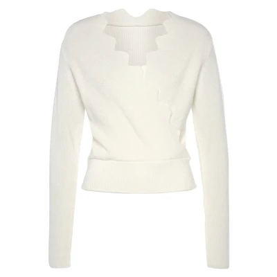 Abbildung von Lascana Strickpullover, Damen, Größe: 32/34, Weiß