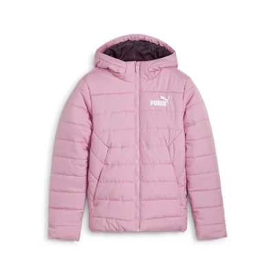 Abbildung von Puma Hooded Padded Unisex Winterjacke für Kinder, Größe: 176, Mauved out