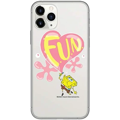 Abbildung von ERT GROUP Original und offiziell Lizenziertes Spongebob Handyhülle für iPhone 11 PRO MAX optimal an die Form des Smartphones angepasst, Schutzhülle aus Silikon, teilweise transparent