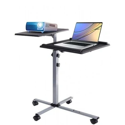 Abbildung von Techly ICA TB TPM 2, Notebook Ständer, Schwarz, Silber, MDF Platten, Aluminium, 10 kg, 772 872 mm, 35