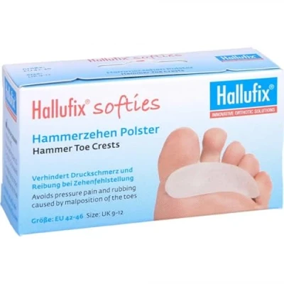 Abbildung von Hallufix softies Hammerzehenpolster Größe l 42 46