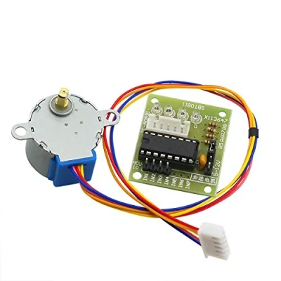 Abbildung von HALJIA ULN2003 Schrittmotor mit Treiberplatine, 5 V, 4 Phasen, Kompatibel Arduino