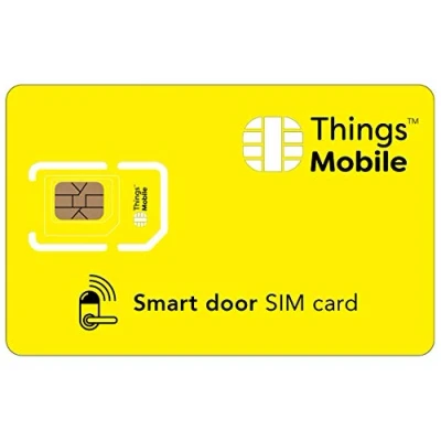Abbildung von SIM Karte für Portöffner, Things Mobile mit globaler Abdeckung und GSM/2G/3G/4G LTE Multi Operator Netzwerk, ohne Fixkosten, Ablaufdatum wettbewerbsfähige Gebühren, inkl. 10 Guthaben