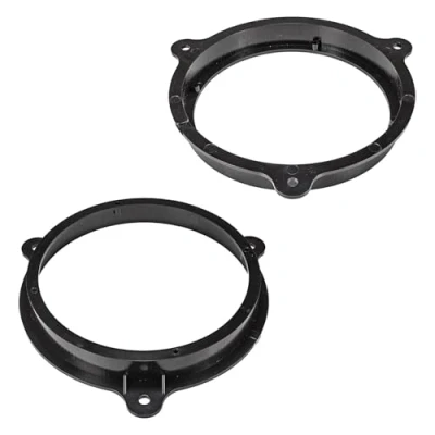 Abbildung von tomzz Audio 2838 002 Lautsprecherringe Adapter Halterungen kompatibel mit Nissan Micra Juke Dacia Lodgy Sandero Logan Diverse Einbauorte für 165mm DIN Lautsprecher