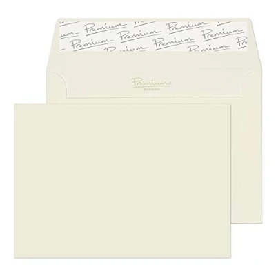 Abbildung von Blake Premium Business 35154 Briefumschläge Haftklebung HochWeiß Wove C6 114 x 162 mm 120 g/m² 25 Stück