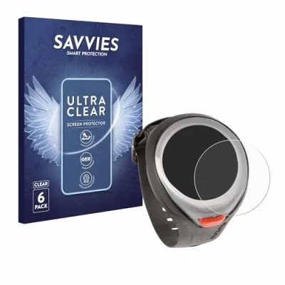 Abbildung von Savvies 6 Stück Schutzfolie für Mares Puck Pro Displayschutz Folie Ultra Transparent