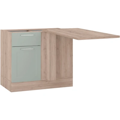 Abbildung von BASIC by Balculina Eckunterschrank &quot;Marsi&quot;, Breite 115 cm, Türanschlag wechselbar