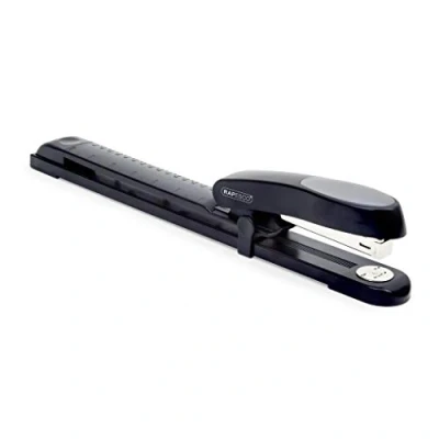 Abbildung von Rapesco R79026NS Manta Ray Langarmheftgerät, 20 Blatt Kapazität, Schwarz