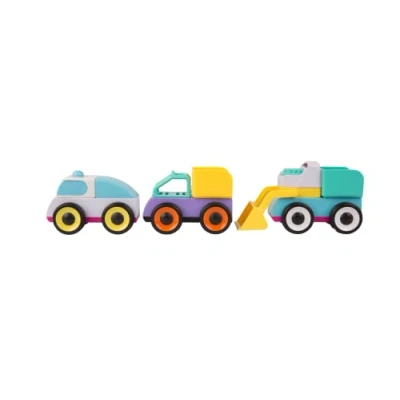 Abbildung von PlayGro Bauen und fahren Autos Aktivitätsspielzeug, Babyspielzeug