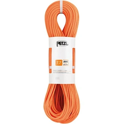Abbildung von Petzl 7,7 Paso Guide Zwillingsseil (Orange 70 Länge in m) Schlingen