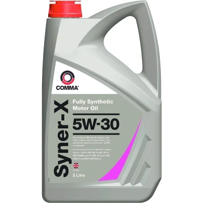 Abbildung von Comma Syner X 5W 30 5l Motoröl SYX5L TOYOTA: Aygo, Auris Schrägheck, Yaris II OPEL: Corsa D Astra J Sports Tourer