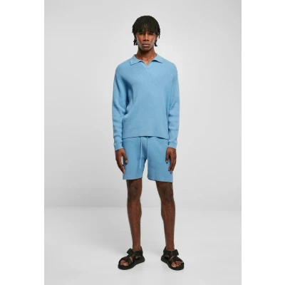 Abbildung von Urban Classics Longsleeve Poloshirt, Herren, Größe: XXL, Horizonblue