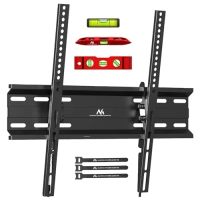 Abbildung von Maclean MC 748A TV Wandhalterung, (bis 70,00 Zoll, Wandhalterung für 32 70&#039;&#039; neigbar 45 kg)