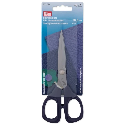 Abbildung von Prym Schere Professional Näh /Haushaltsschere 6 1/2&#039;&#039; 16,5 cm, Edelstahl, Blau