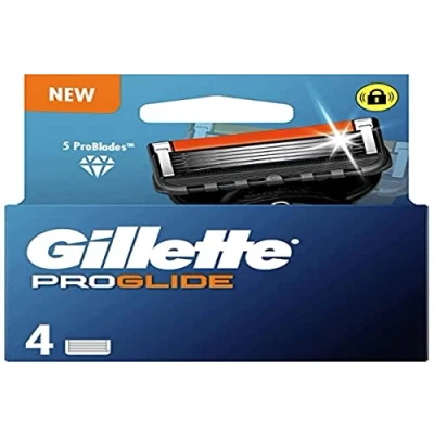Abbildung von Gillette ProGlide Rasierklingen Für Herren Mit 5 Anti Reibungs Klingen Eine Gründliche Und Langanhaltende Rasur 4x Nachfüllung