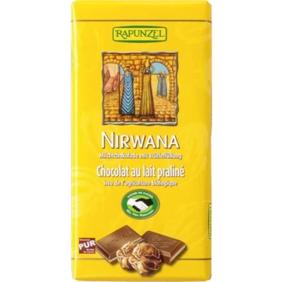 Abbildung von Nirwana Milchschokolade mit Praliné Füllung HIH