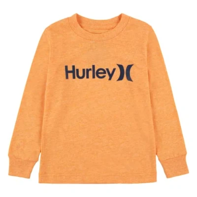 Abbildung von Hurley Jungen Hrlb One &amp; Only Boys Ls Tee T Shirt, Kohle (Charcoal Heather), 4 años