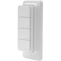 Abbildung von Shelly BLU RC Button 4: Bluetooth Fernbedienung mit Magnethalterung, steuert Licht und Smart Geräte, kabellos, geringer Verbrauch, Verschlüsselung, Mehrfachklick, bequem zu verwenden, iOS Android App
