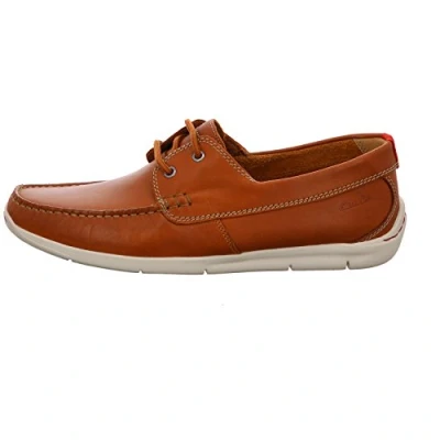 Abbildung von Clarks Karlock Step Mens Brown Bootsschuhe