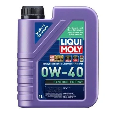 Abbildung von Liqui Moly Synthoil Energy 0W 40 1l Motoröl 1360 VOLKSWAGEN: Golf 3, 7 Schrägheck, ASTON MARTIN: DB9 Coupe, FORD: FOCUS 3