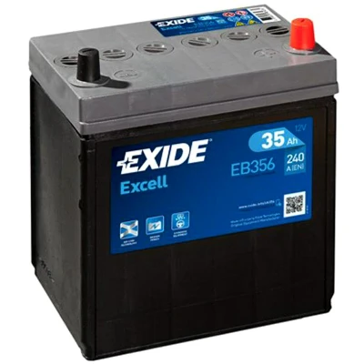 Abbildung von EXIDE EXCELL EB356 Batterie 12V 35Ah 240A B1 HONDA: Jazz 2 Schrägheck, CHEVROLET: Matiz, KIA: Picanto I