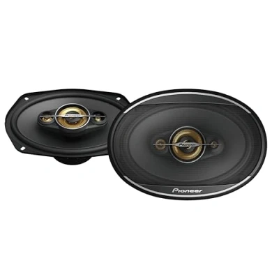 Abbildung von Pioneer TS A6971F 6 x 9 4 Weg Koaxial Lautsprecher Set mit 2 Lautsprechern (je 600 W max., 100 Sinus), kraftvoller Klang, hoher Wirkungsgrad, 72 mm Einbautiefe, 153x222 Einbauausschnitt,+Gitter