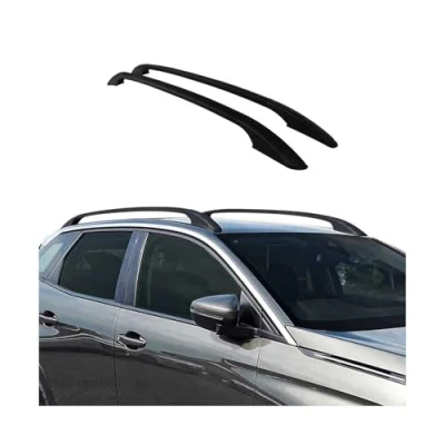 Abbildung von OMAC Dachreling Dachgepäckträger kompatibel mit Range Rover Sport 2005 2013 Alu Schwarz