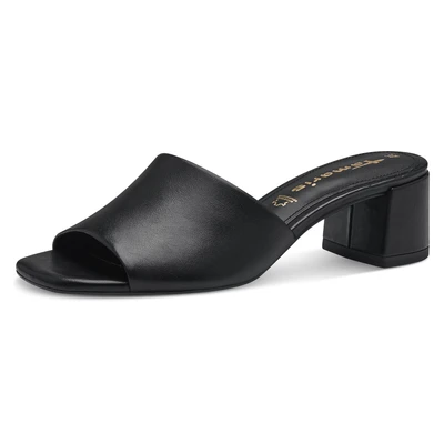 Abbildung von Tamaris Pantolette hoch, Damen, Größe: 35, Black Leder
