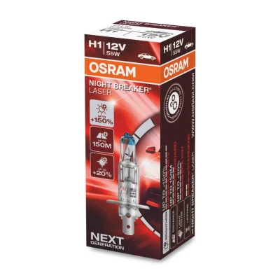 Abbildung von OSRAM 64150NL Glühlampe, Fernscheinwerfer H1 12V 55W Halogen VOLKSWAGEN: Polo IV Limousine, Transporter 5 Bus, FORD: MONDEO 3, OPEL: Zafira Life