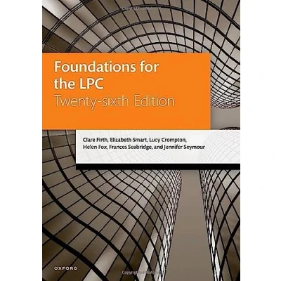Abbildung von Foundations for the LPC (The Legal Practice Course Manuals)
