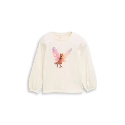 Abbildung von TOM Tailor Langarm Langarmshirt für Kinder, Größe: 116/122, Wool white