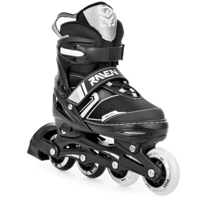 Abbildung von Verstellbarer Rollerblade mit leuchtenden LED Rädern Helixi