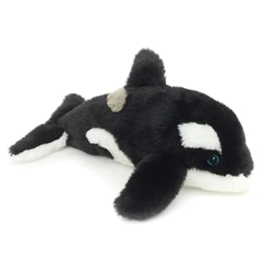 Abbildung von Uni Toys Kuscheltier Orca 25 cm (Länge) Plüsch Wal, Schwertwal Plüschtier, Eco Line: 100 % recyceltes Material