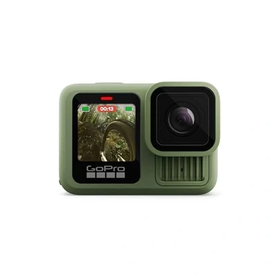 Abbildung von GoPro HERO13 Black in Waldgrün wasserdichte Action Kamera mit 5,3K60 Video, 27MP Foto + Kompatibilität Objektiven der HB Serie