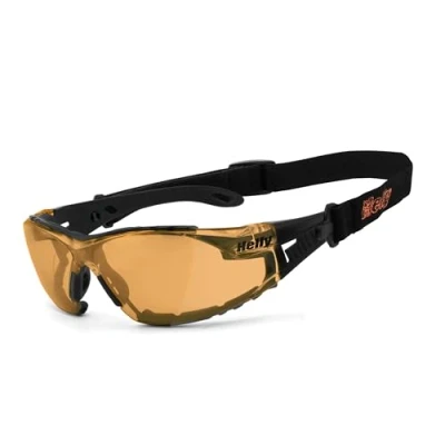 Abbildung von HELLY® No.1 Bikereyes® Bikerbrille, Motorradbrille, Motorrad Sonnenbrille TESTSIEGER: beschlagfrei, winddicht, bruchsicher TOP Tragegefühl Brille: moab (salmon)