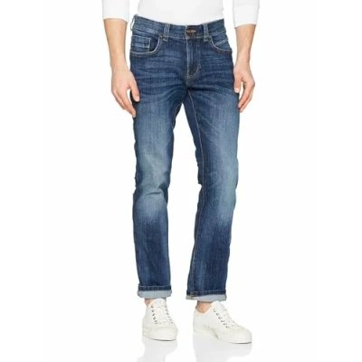 Abbildung von camel active Herren Regular Fit 5 Pocket Jeans aus Baumwolle Blau, menswear 38/36