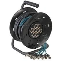 Abbildung von PULSE PLS00035 8 Wege XLR Multicore Drum Stagebox, 25 m